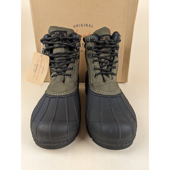Weatherproof Vintage Joe Duck Boots Mens 8 M Olive Green Outdoor Shoes MWB main image 6
